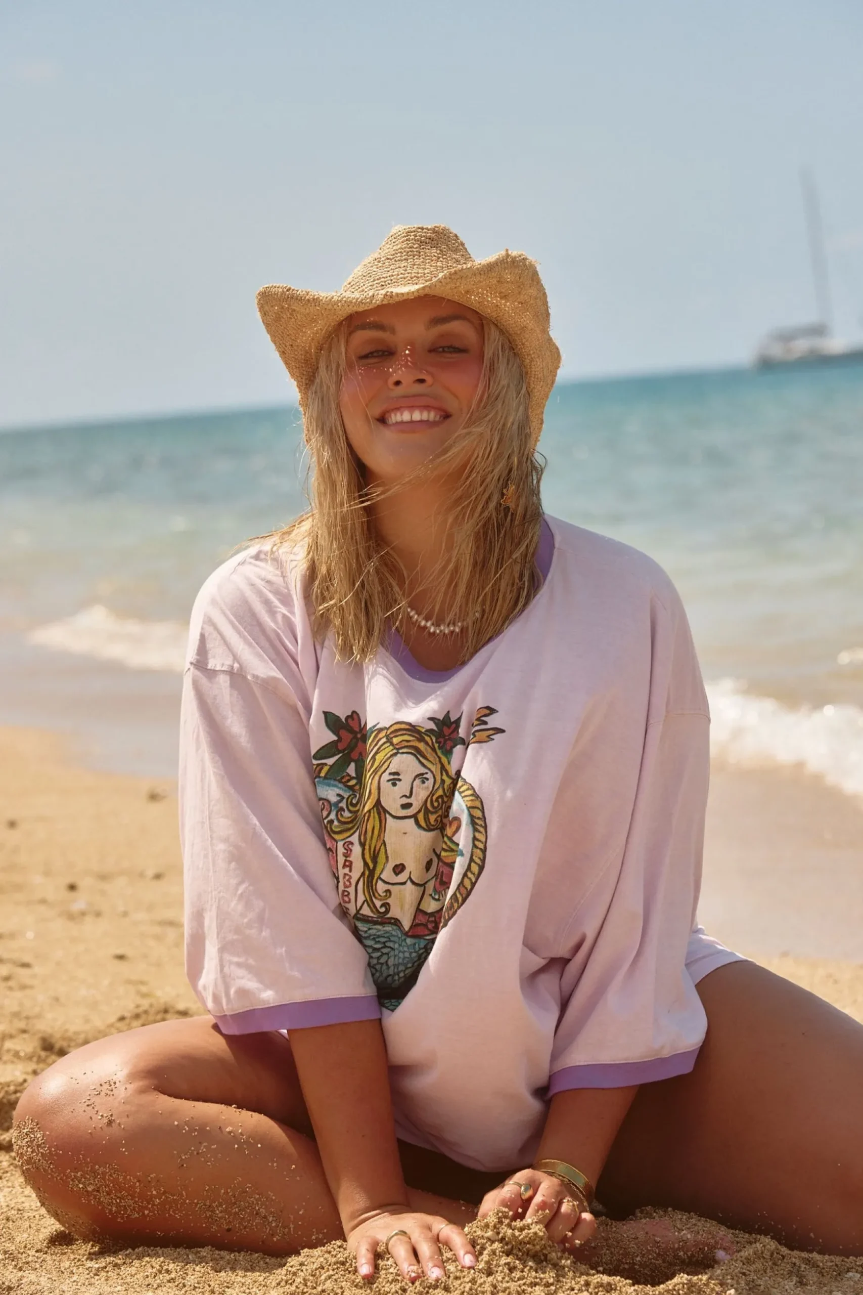 Sabbi The Love Rules Tee - Lilac