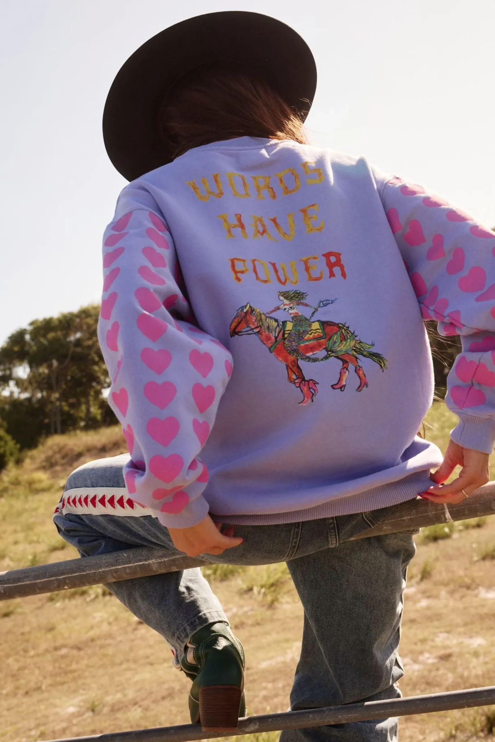 Sabbi The Words Have Power Jumper - Pegasus/Lilac