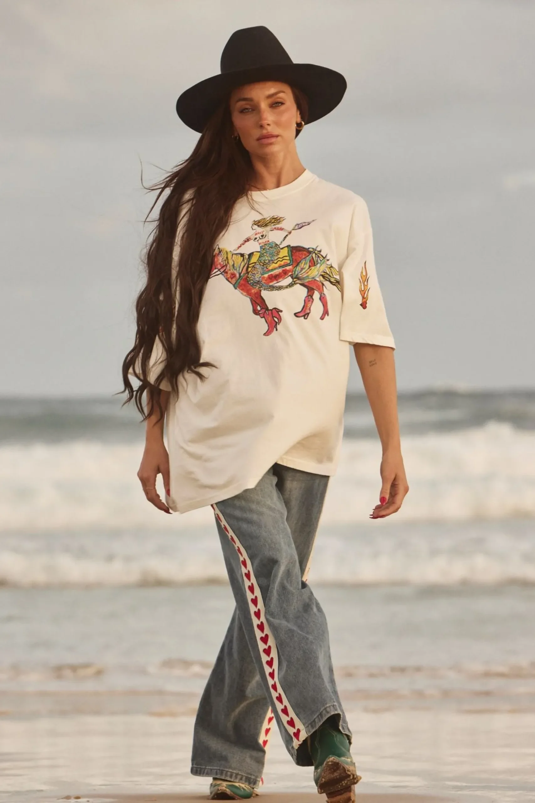 Sabbi Words Have Power Tee - Marshmallow