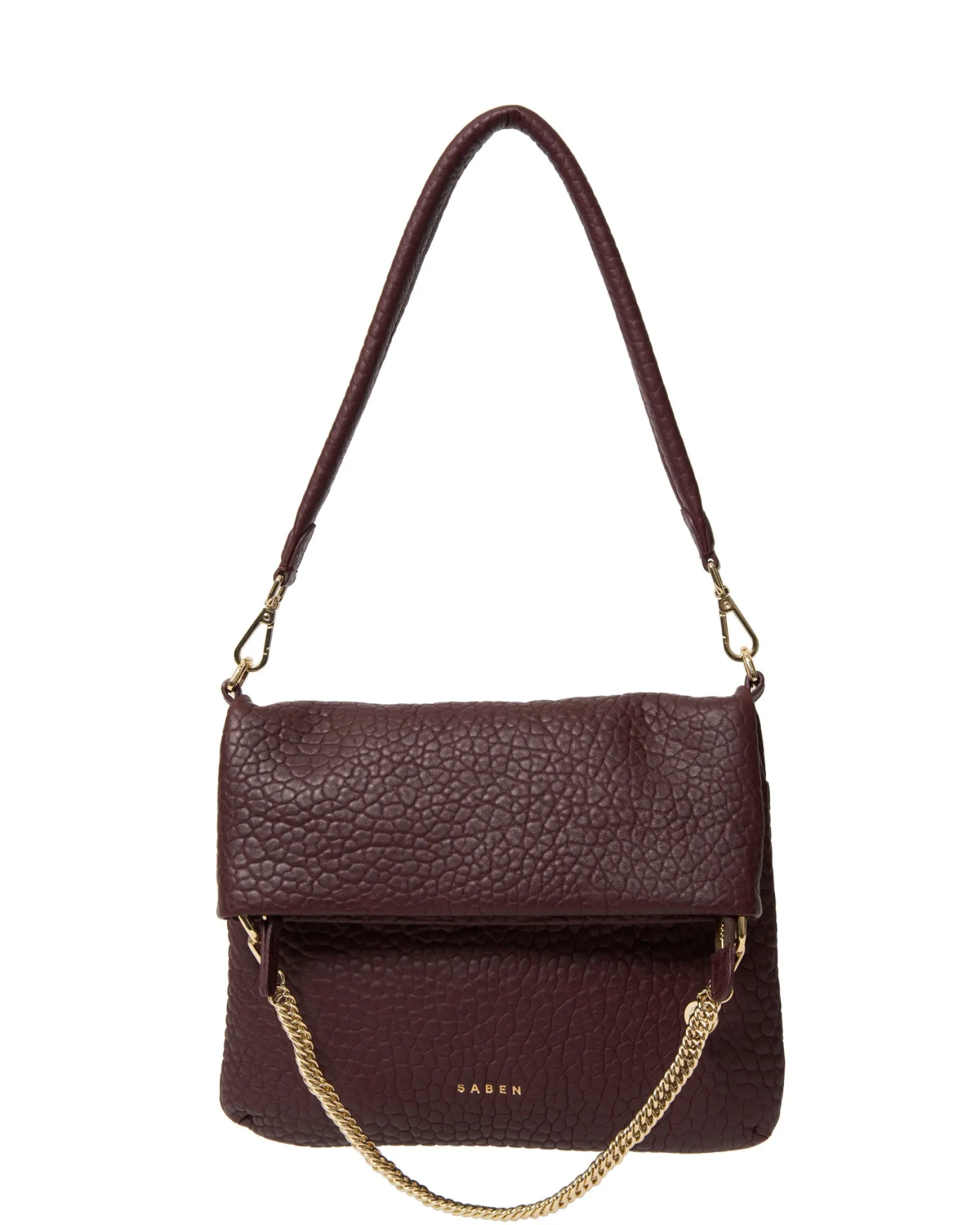 Saben Daria Shoulder Bag - Merlot Bubble