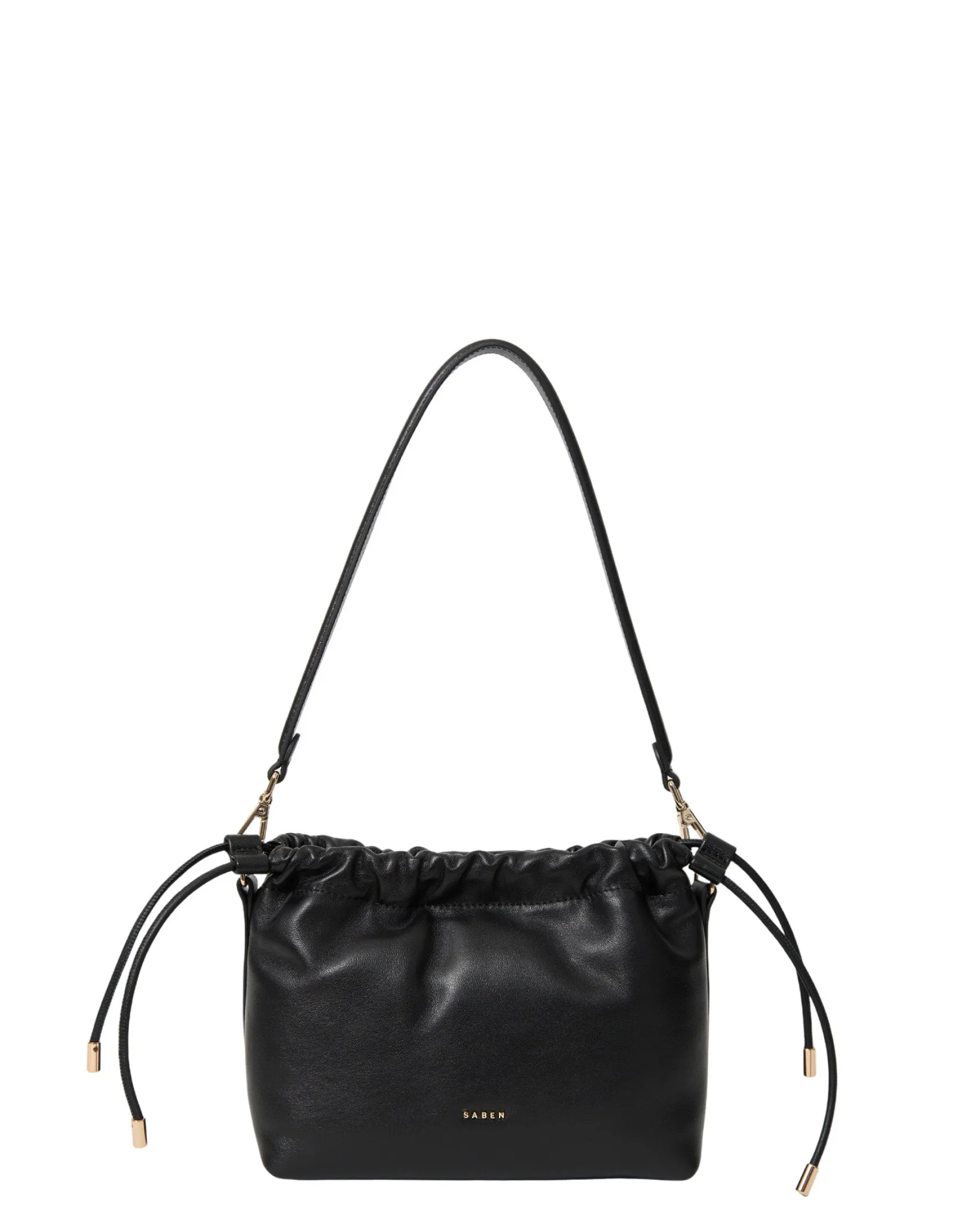 Saben Elliot Shoulder Bag - Black Softie
