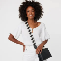SABEN Feature Strap - Black + White