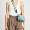 Saben Feature Strap Webbing - Black + White + Duck Egg