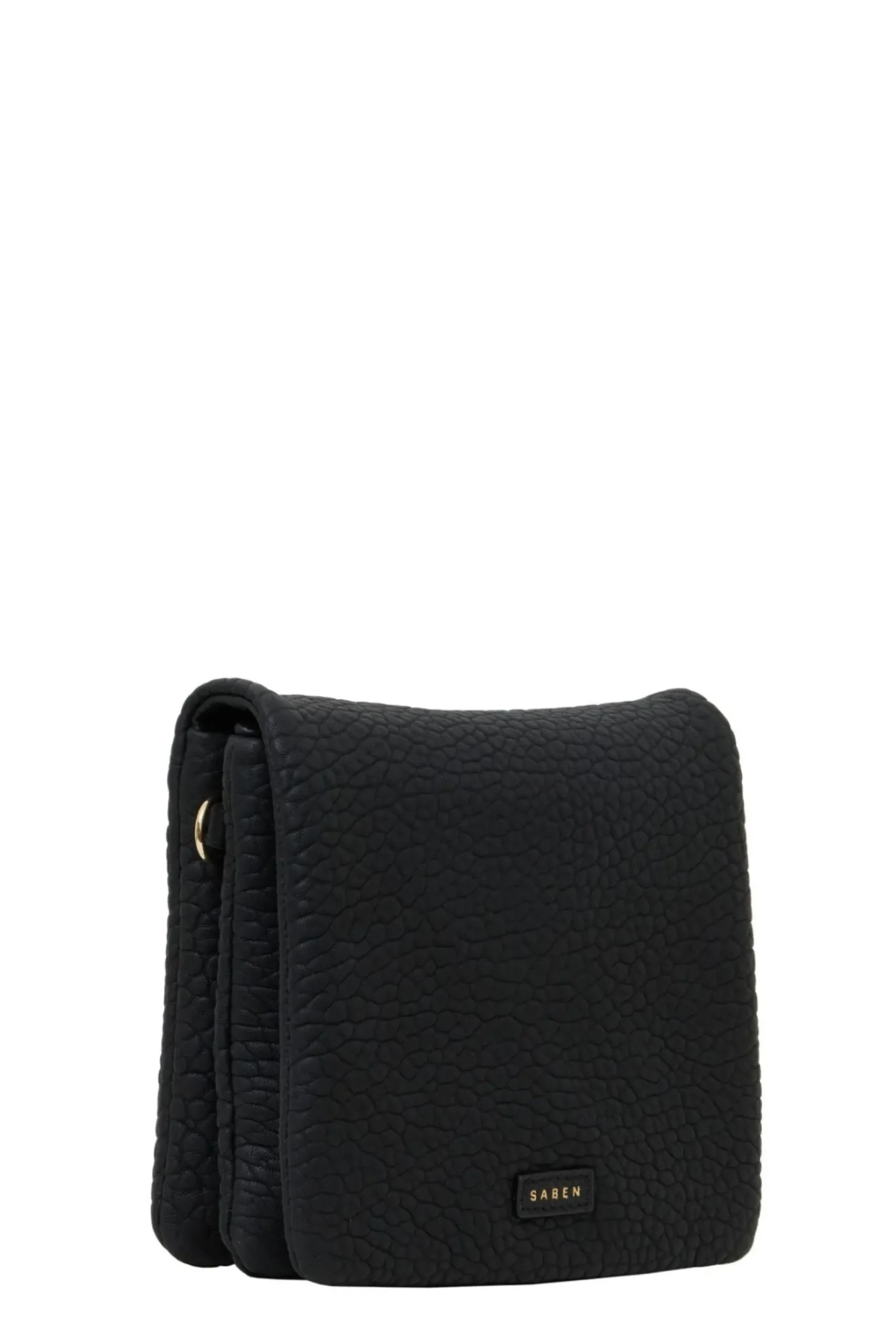 SABEN Fox Crossbody Bag - Black Bubble