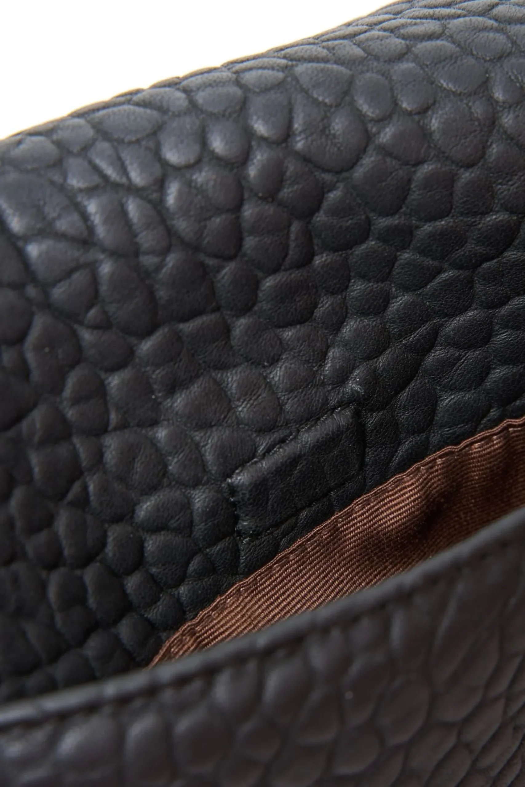 SABEN Fox Crossbody Bag - Black Bubble