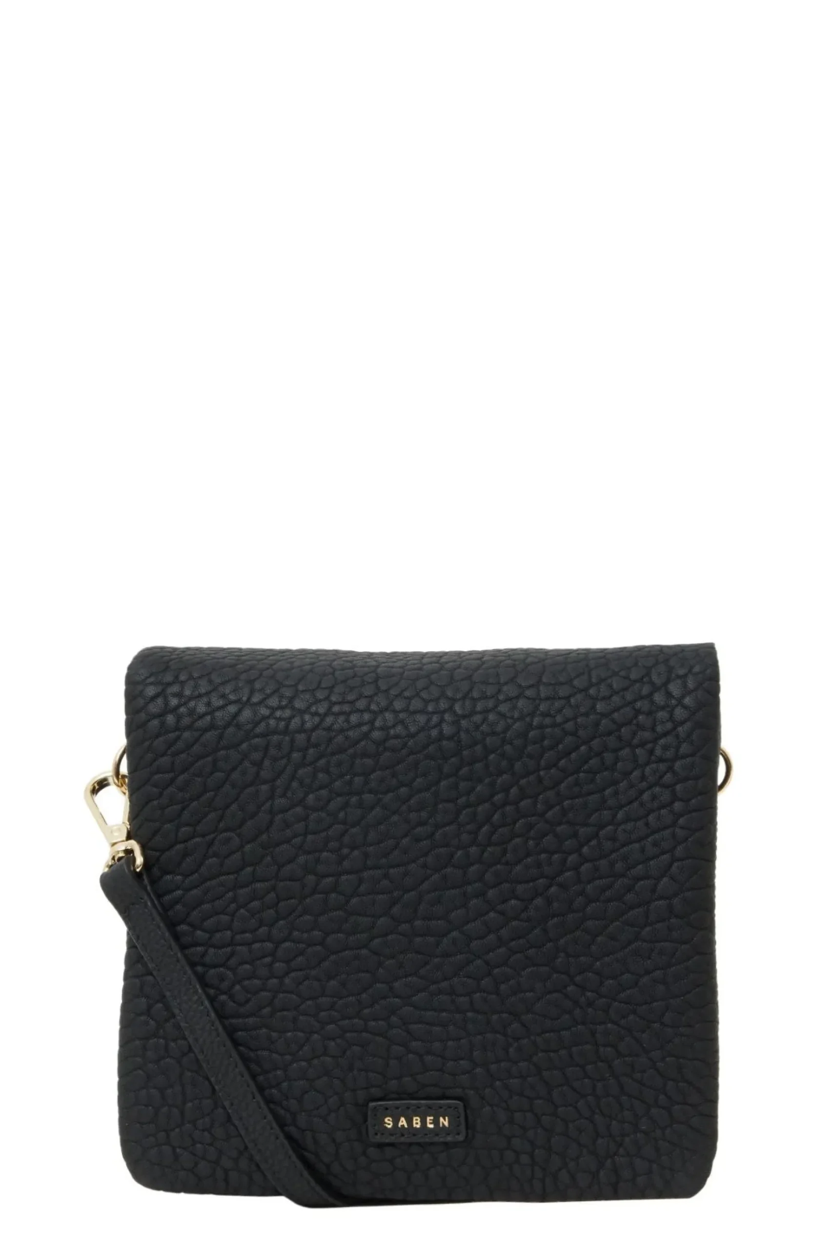 SABEN Fox Crossbody Bag - Black Bubble