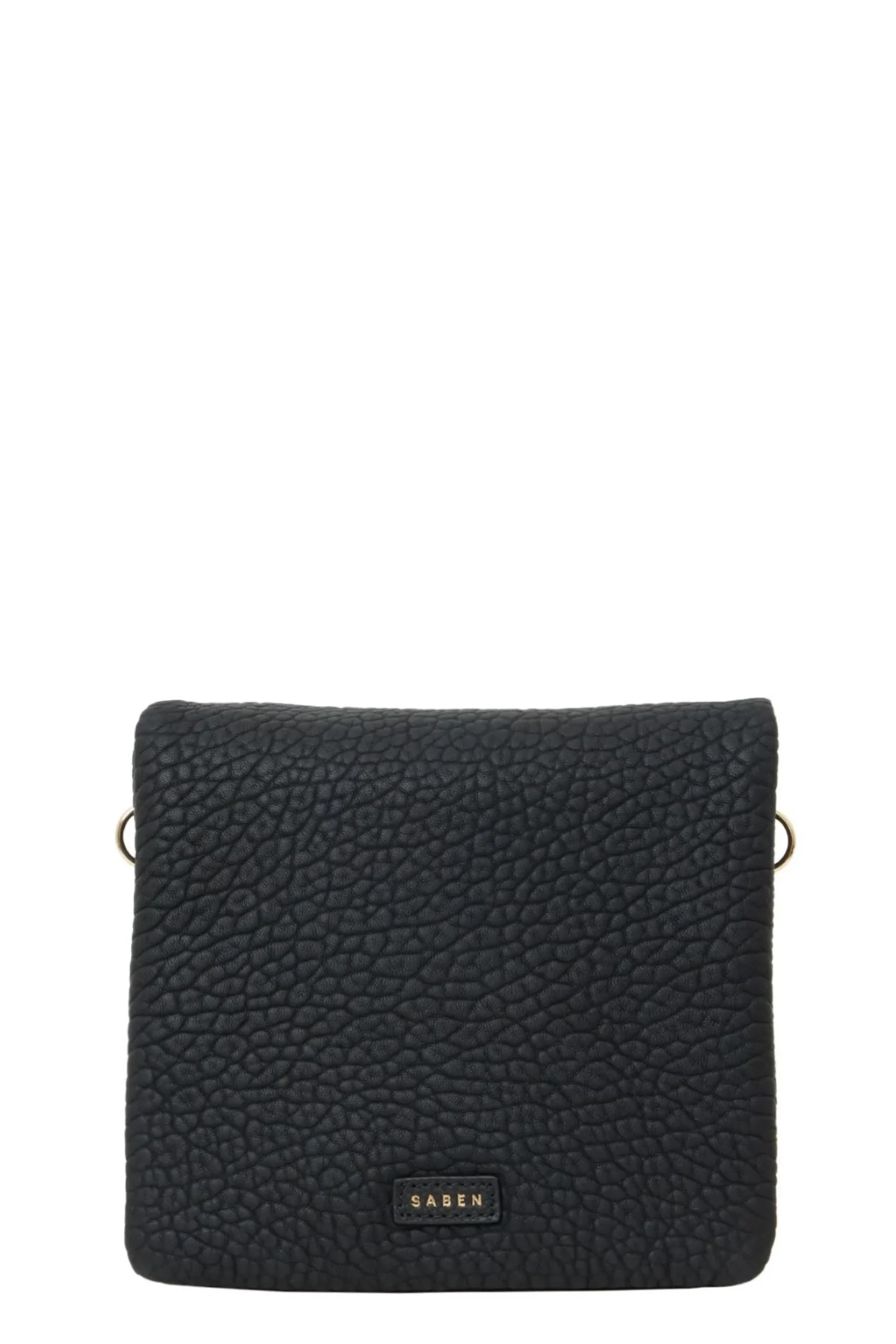 SABEN Fox Crossbody Bag - Black Bubble