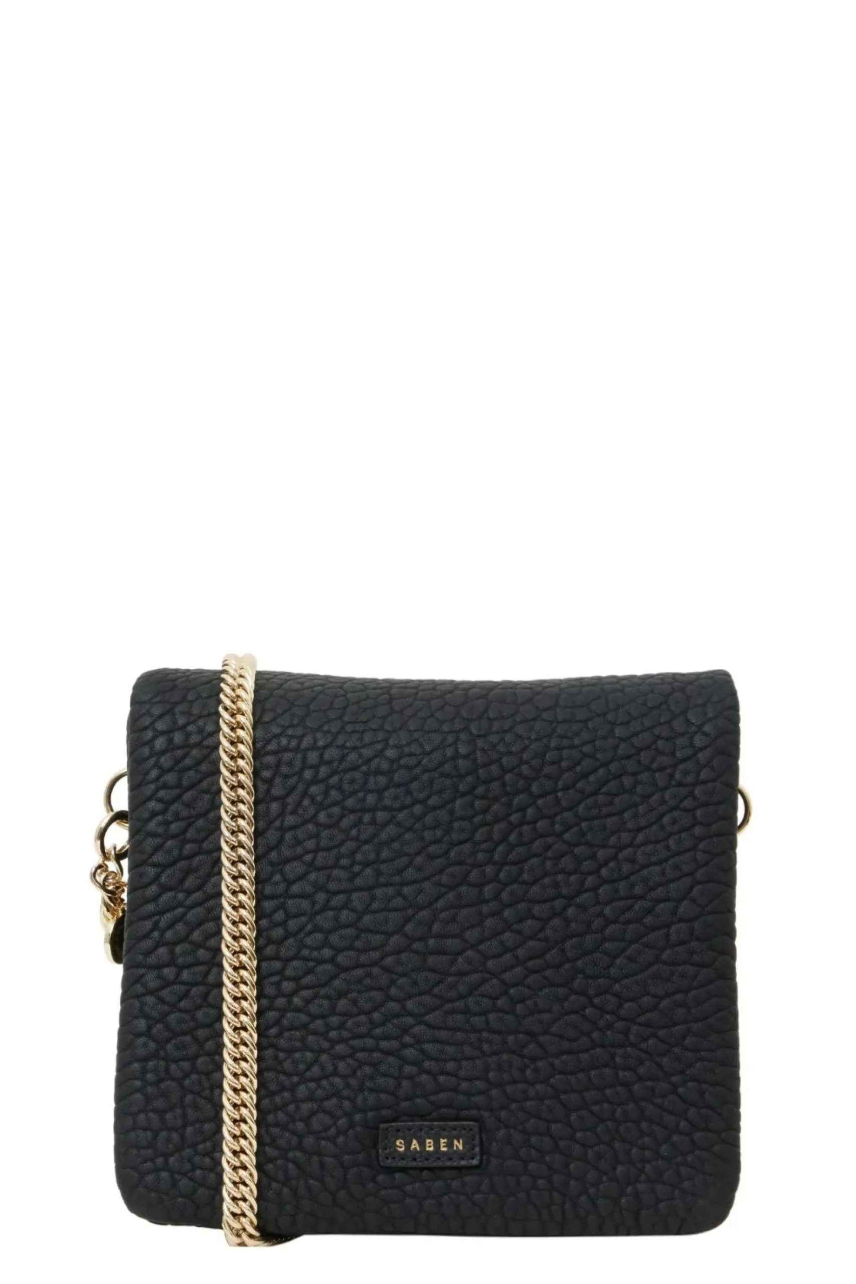SABEN Fox Crossbody Bag - Black Bubble