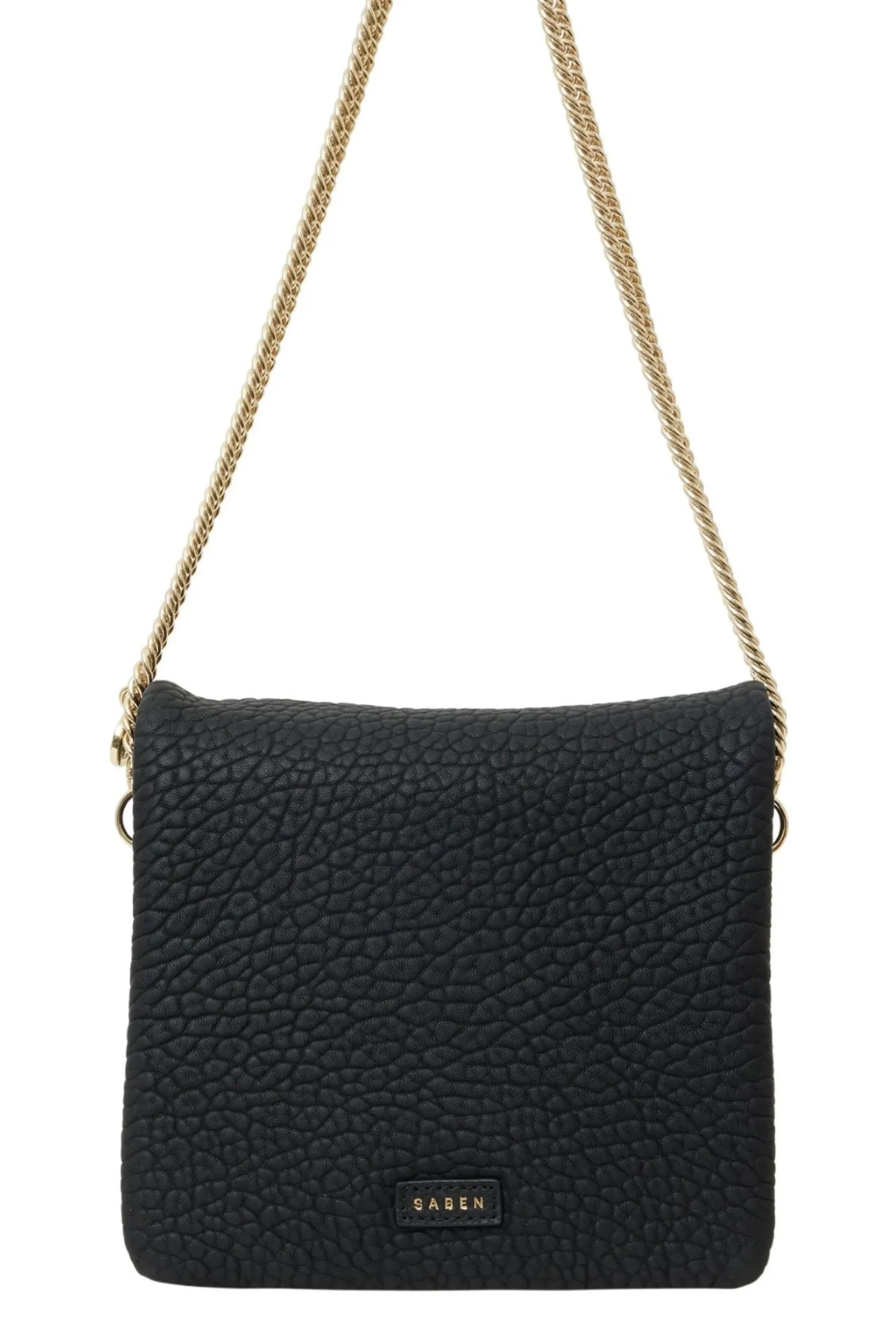 SABEN Fox Crossbody Bag - Black Bubble