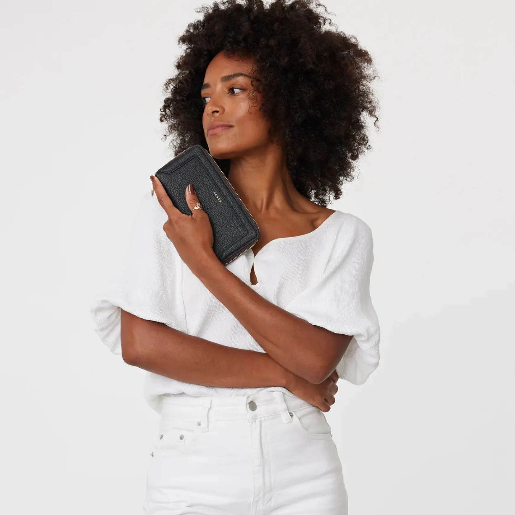 Saben Lyric Wallet - Black