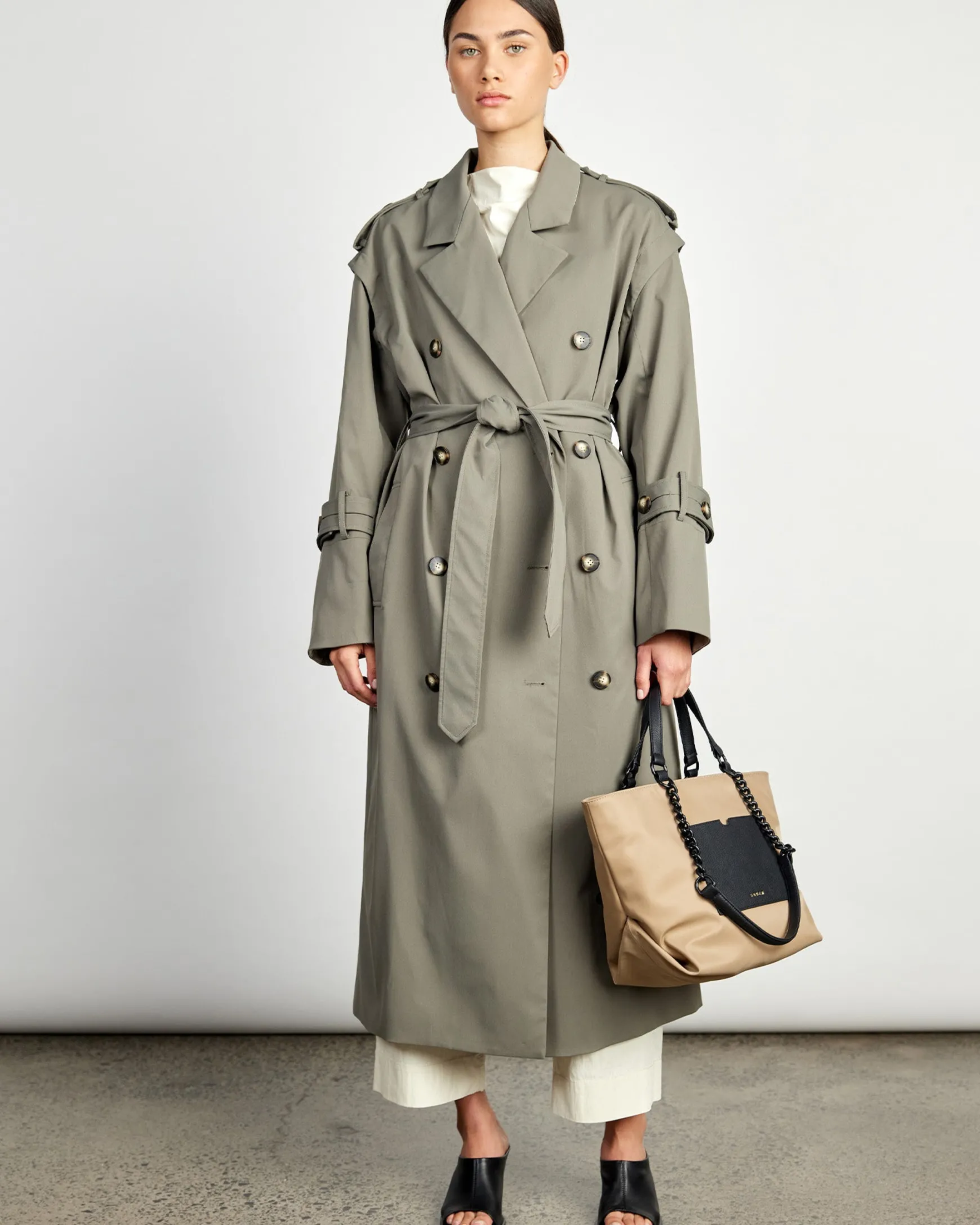 Saben Paris Tote - Tea Recycled Nylon