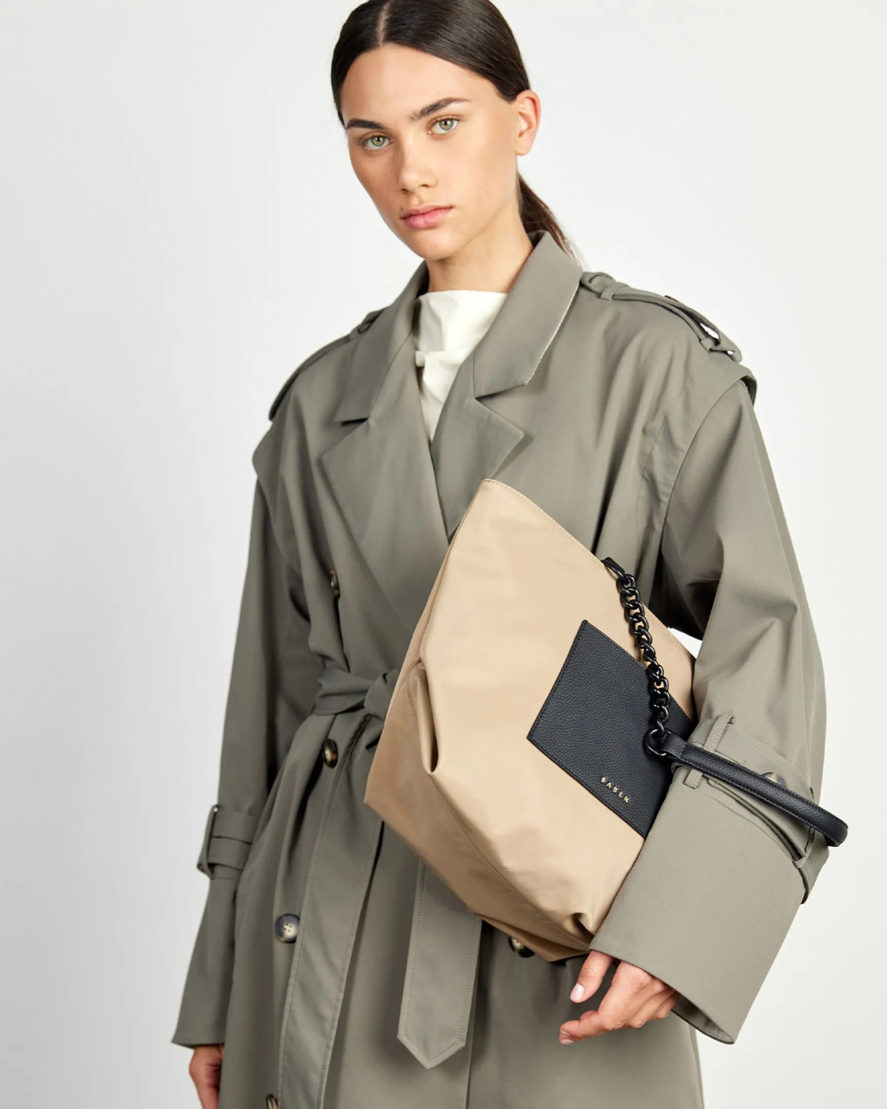 Saben Paris Tote - Tea Recycled Nylon