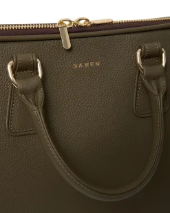 Saben Parker Briefcase - Rosemary