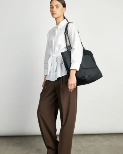 Saben Porto Tote - Black Recycled Nylon