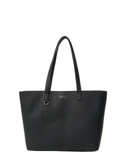 Saben Tilbury Shoulder Bag - Black + Bronze Foil