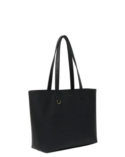 Saben Tilbury Shoulder Bag - Black + Bronze Foil