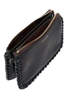 Saben Tilly's Big Sis Crossbody - Black Plaited Edge