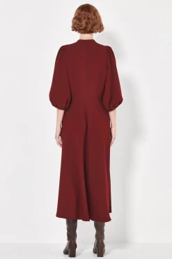 Shjark The Swinton Dress - Merlot | PRE ORDER ARRIVING APRIL/MAY