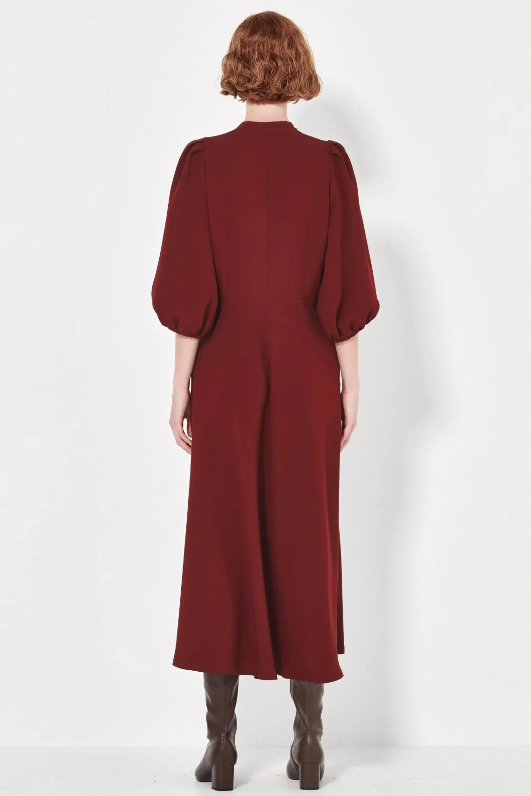 Shjark The Swinton Dress - Merlot | PRE ORDER ARRIVING APRIL/MAY