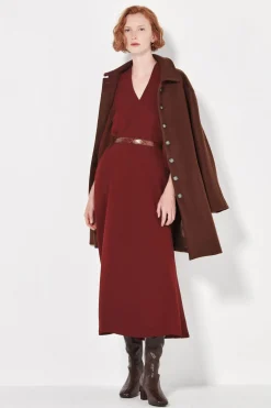 Shjark The Swinton Dress - Merlot | PRE ORDER ARRIVING APRIL/MAY