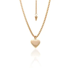 Silk & Steel Bisous Necklace - Silver