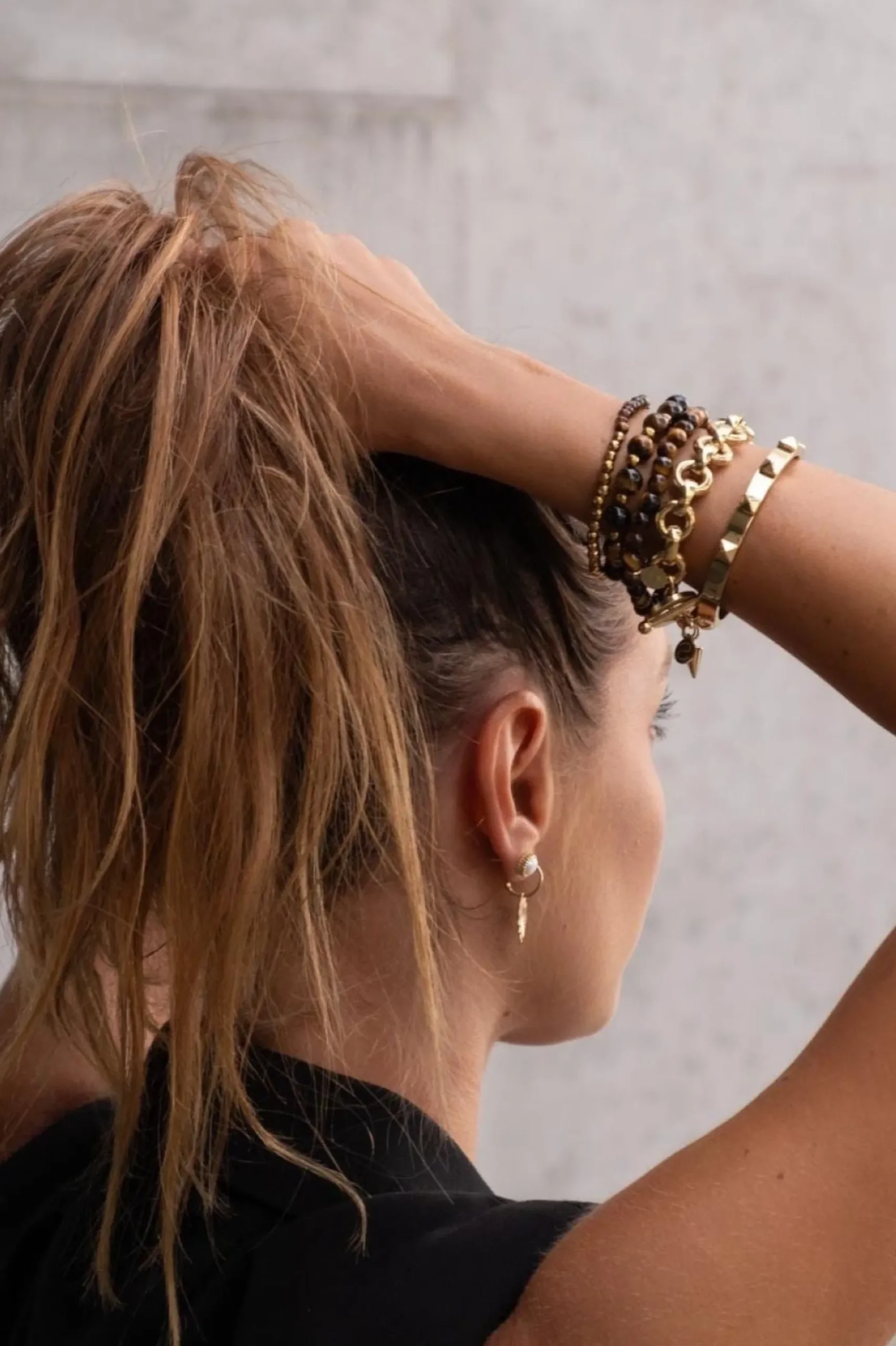 Silk & Steel Heirloom Bracelet - Gold
