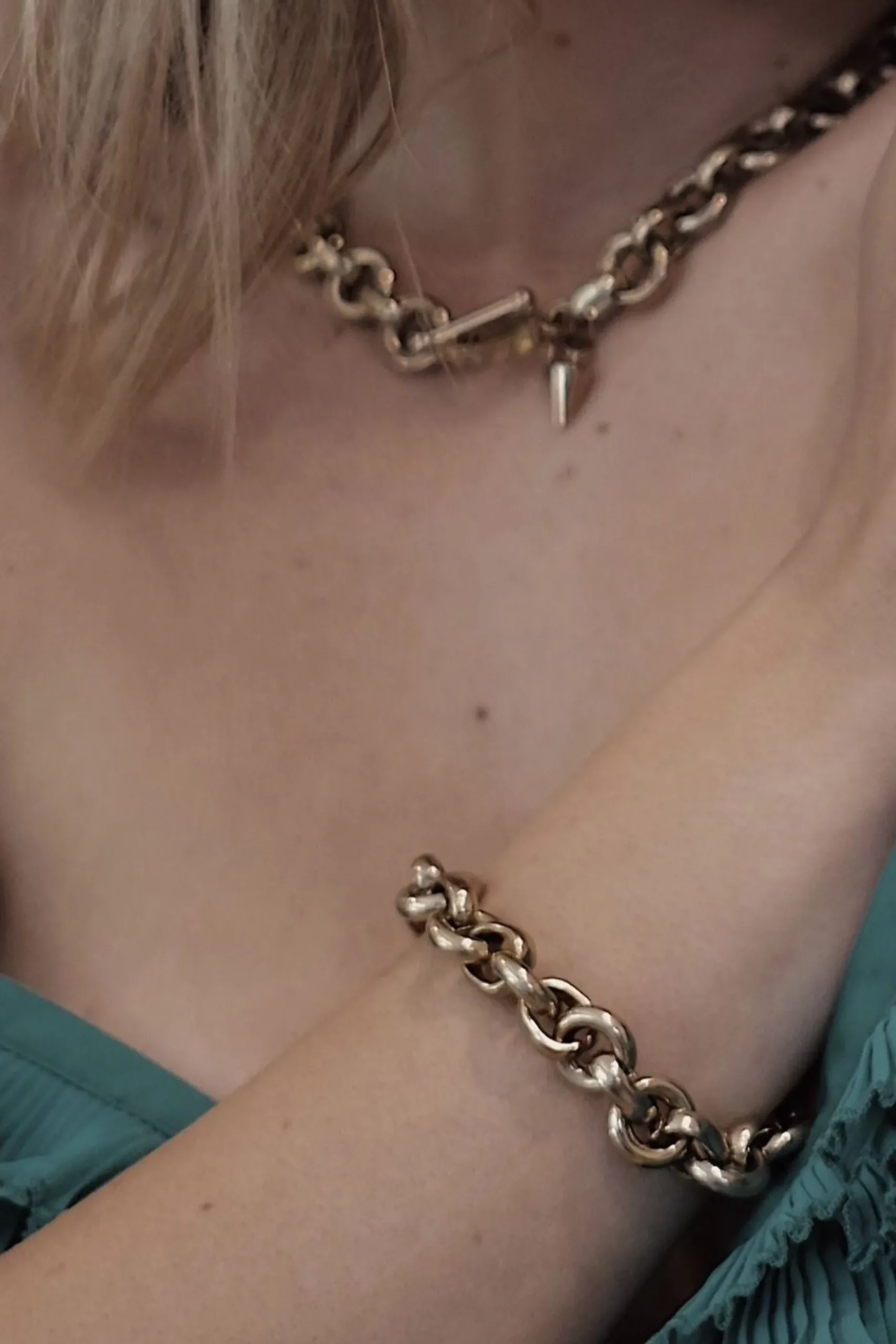 Silk & Steel Heirloom Bracelet - Gold