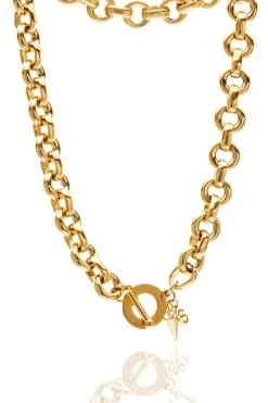 Silk & Steel Heirloom Necklace - Gold Arriving Mid April