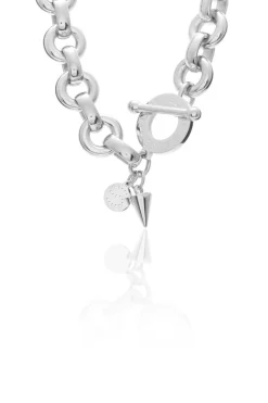 Silk & Steel Heirloom Necklace - Silver Arriving 6 April