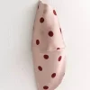 Silk Mask - Pink + Red Polka