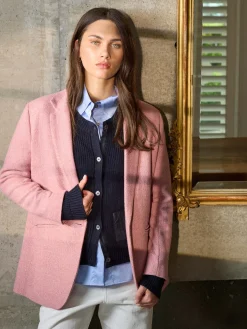 Sills + Co Coco Tweed Blazer - Rose