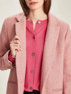 Sills + Co Coco Tweed Blazer - Rose