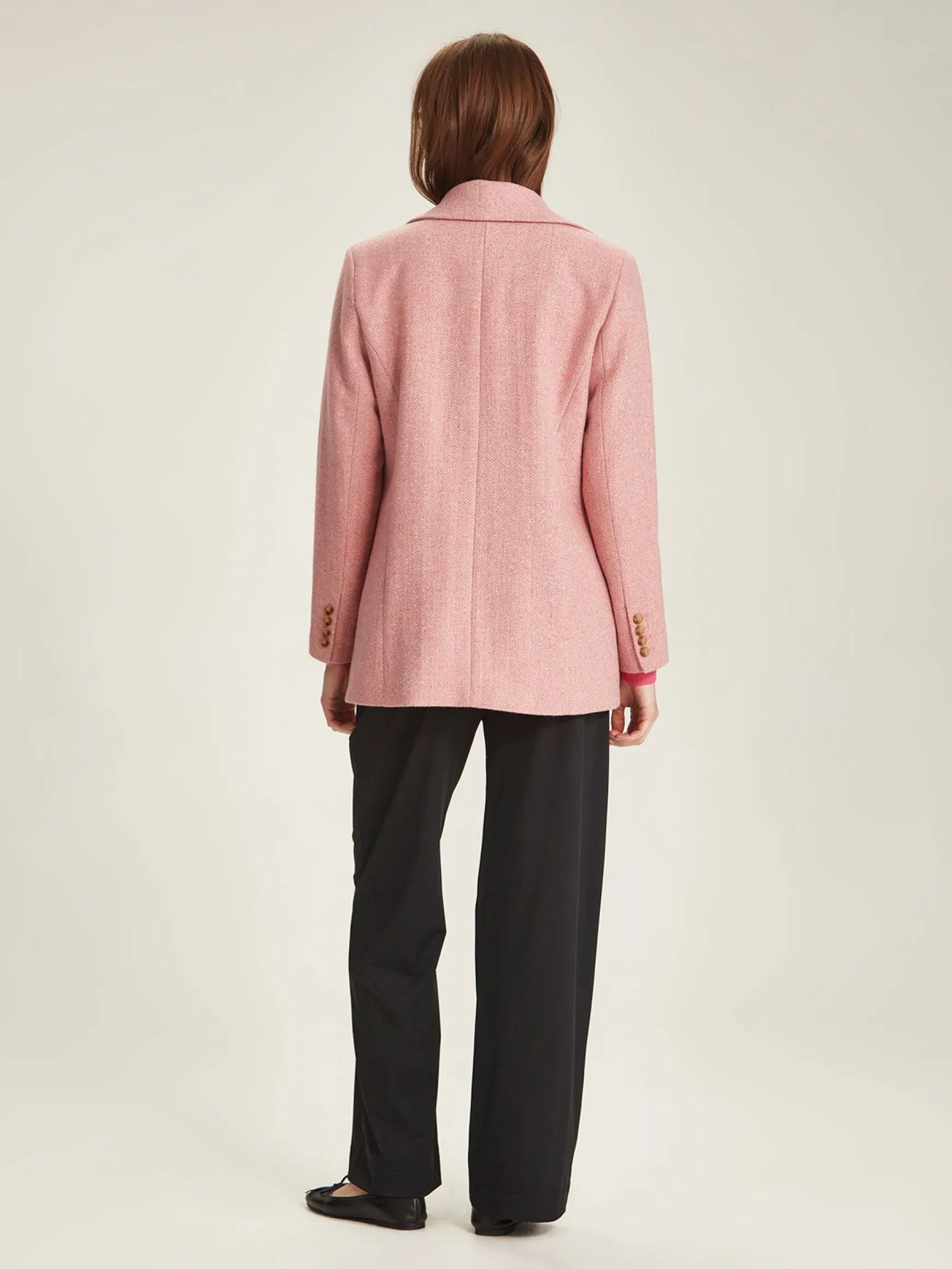 Sills + Co Coco Tweed Blazer - Rose