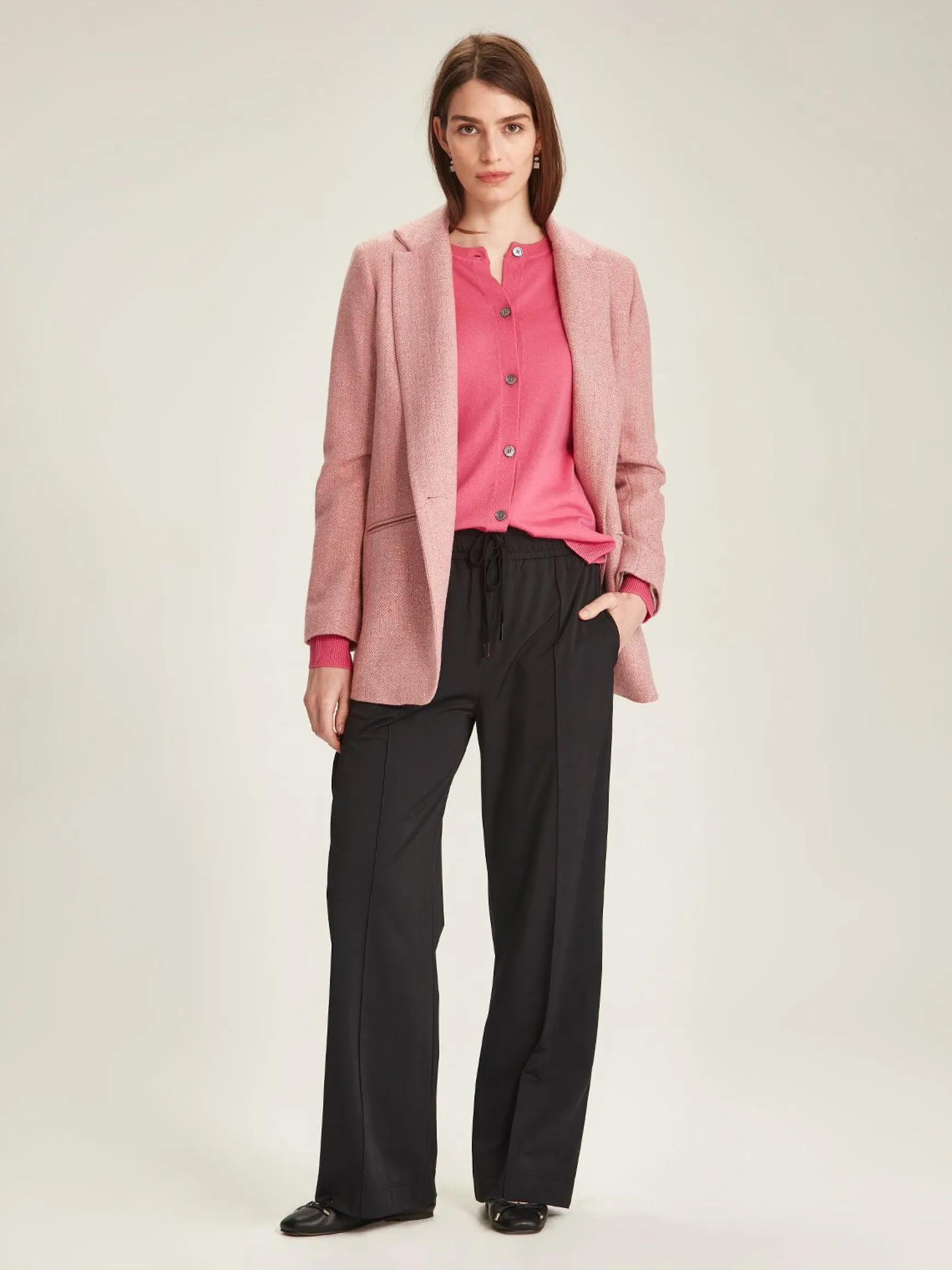 Sills + Co Coco Tweed Blazer - Rose