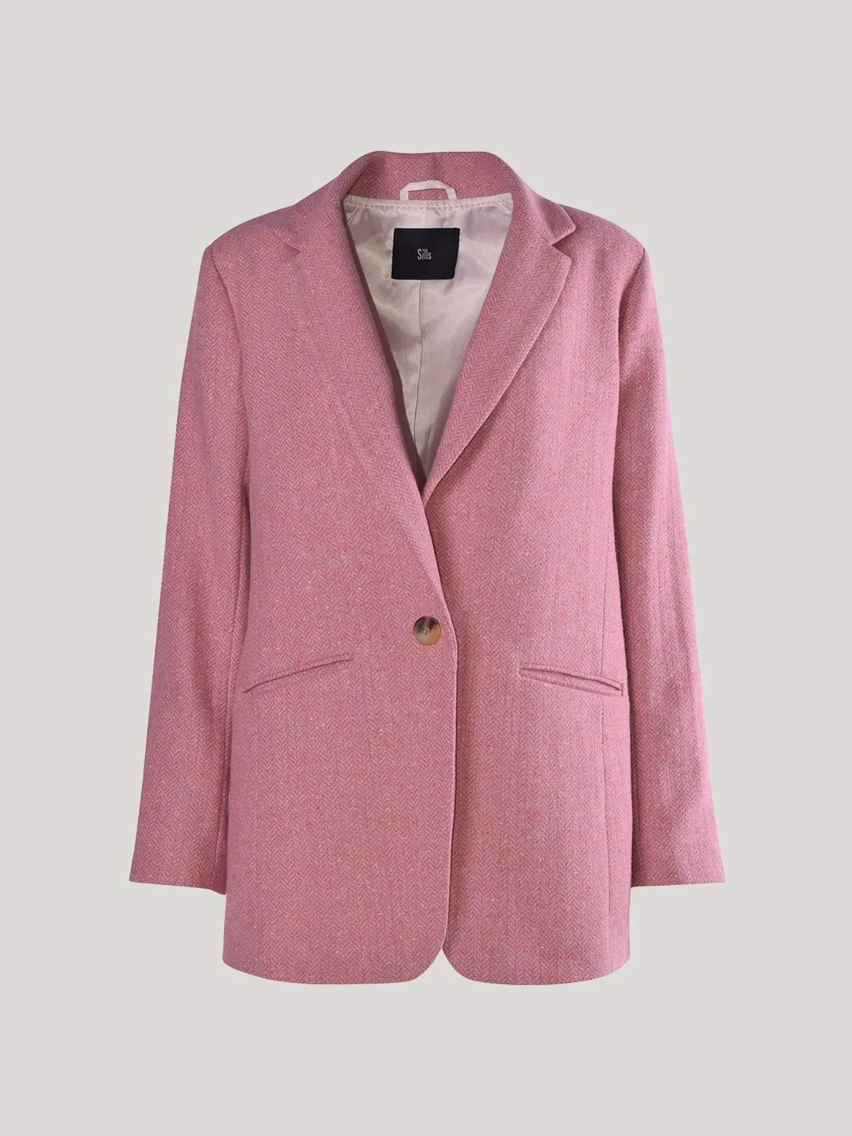 Sills + Co Coco Tweed Blazer - Rose