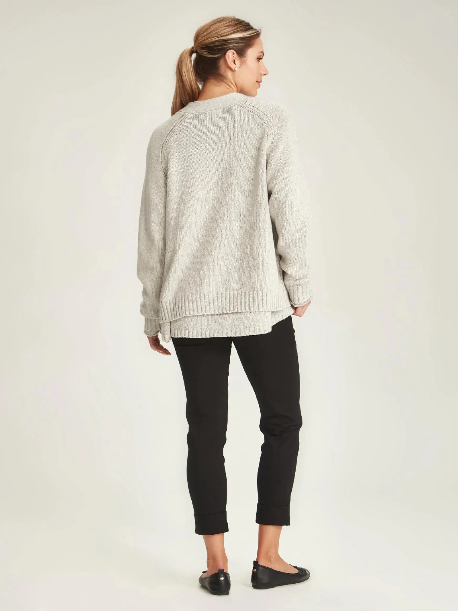 Sills + Co Janaya Cardigan - Lather Grey