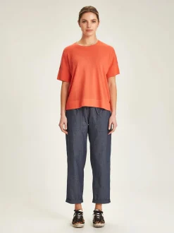 Sills + Co Skara Merino Tee - Solar Orange