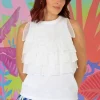Trelise Cooper Always A Frill Top - White | LW