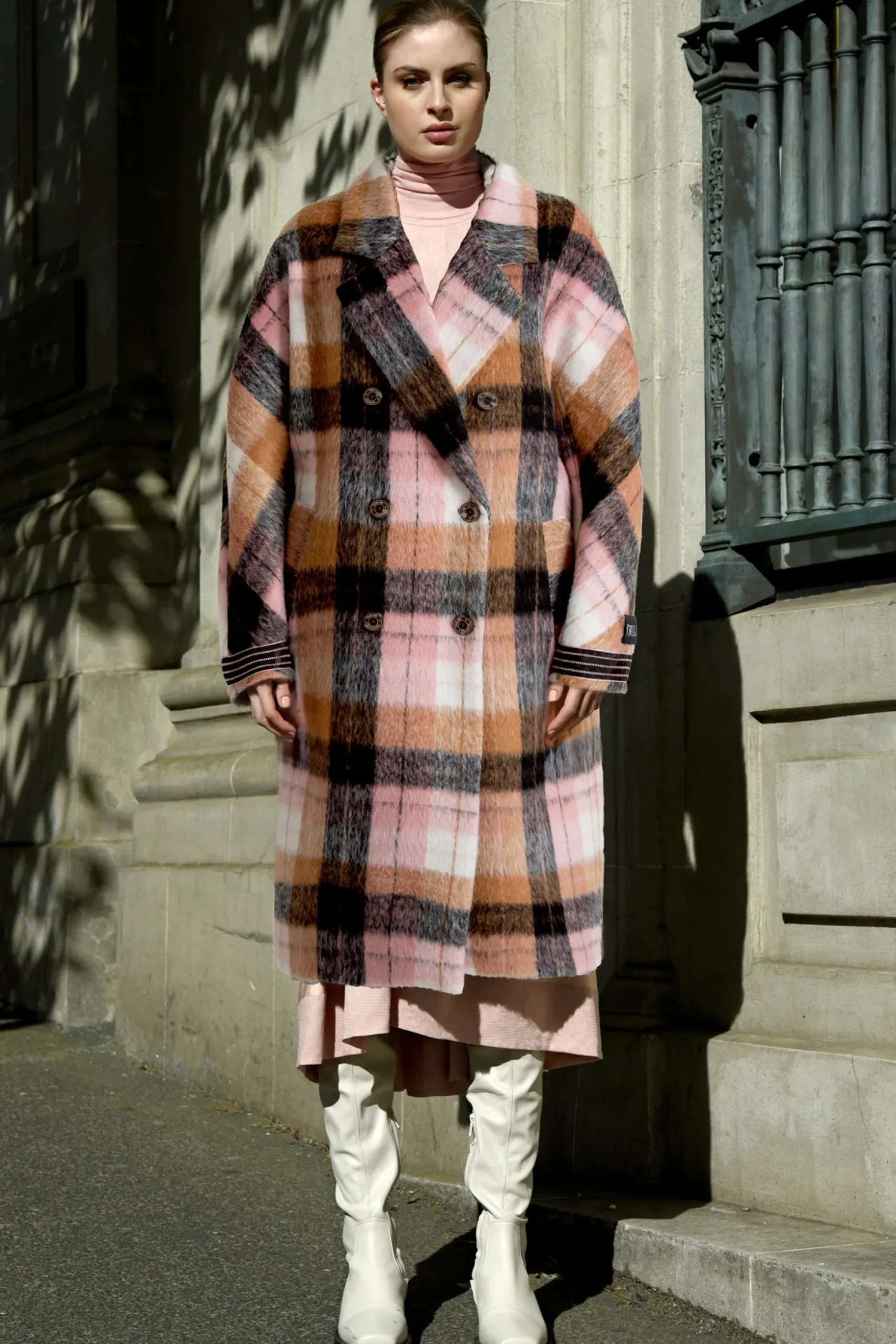 Trelise Cooper Cozy Grail Coat - Check