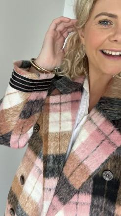 Trelise Cooper Cozy Grail Coat - Check