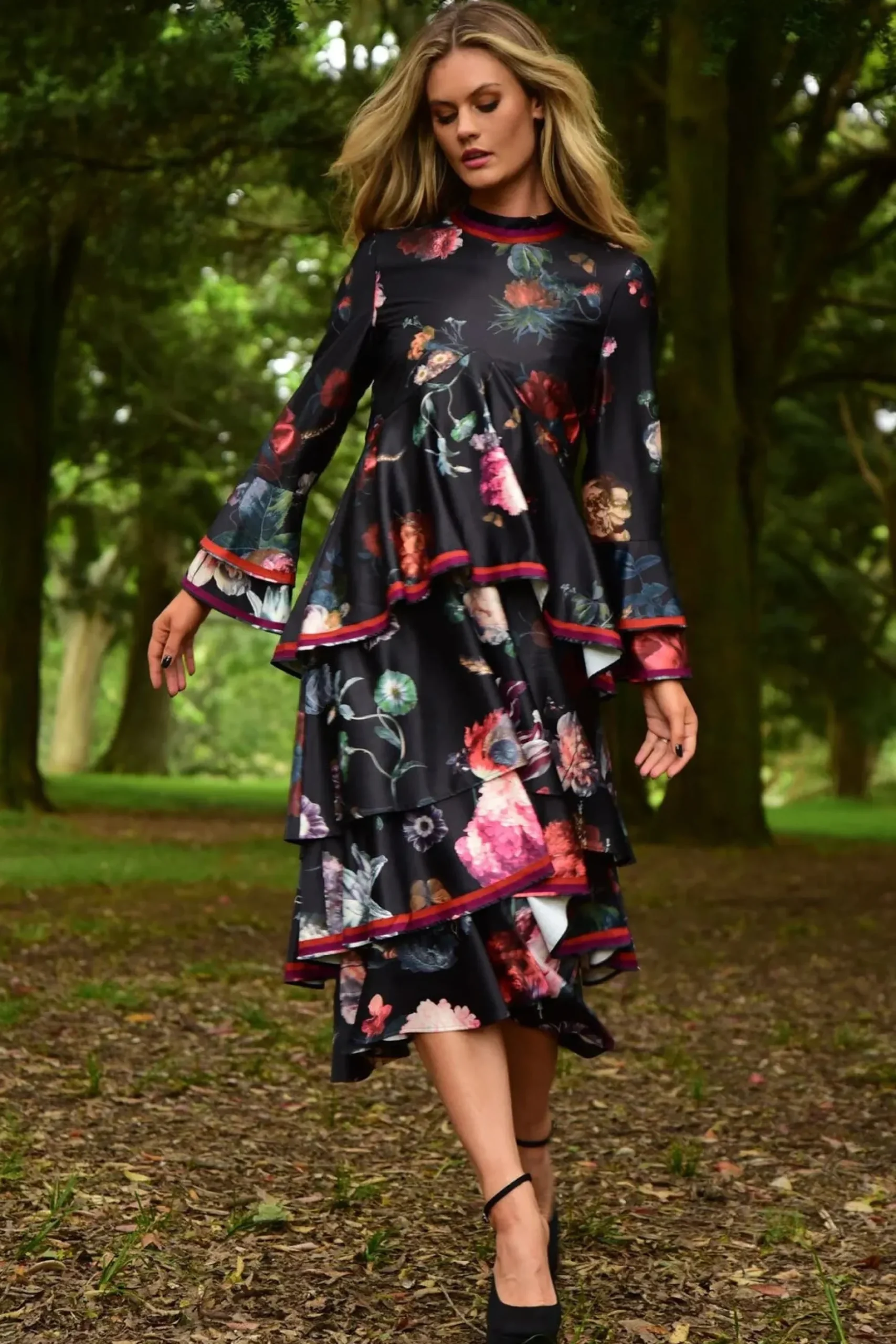 Trelise Cooper Flounce Up My Life Dress - Black