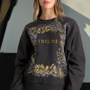 Trelise Cooper Wreath My Mind Sweatshirt - Black/Bronze