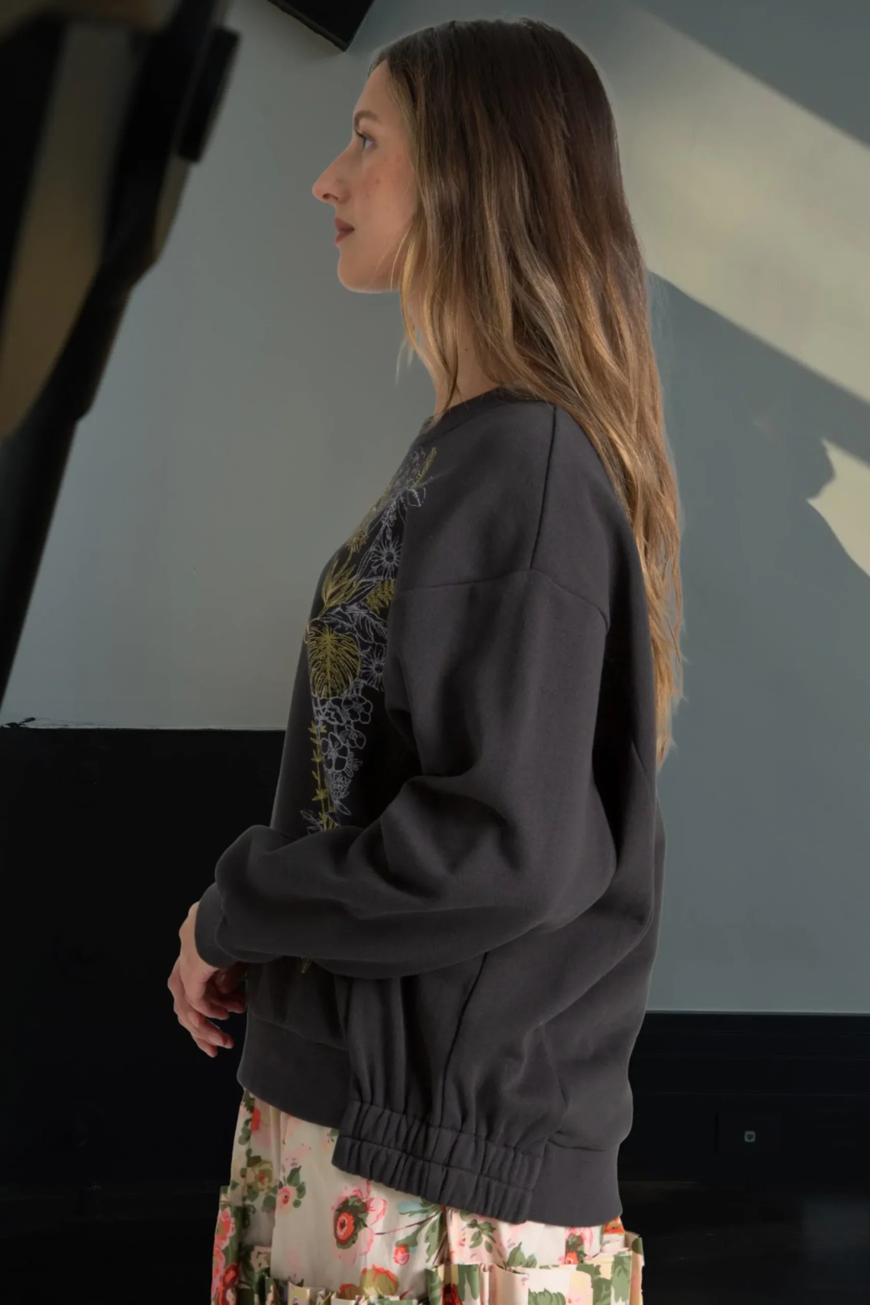 Trelise Cooper Wreath My Mind Sweatshirt - Black/Bronze