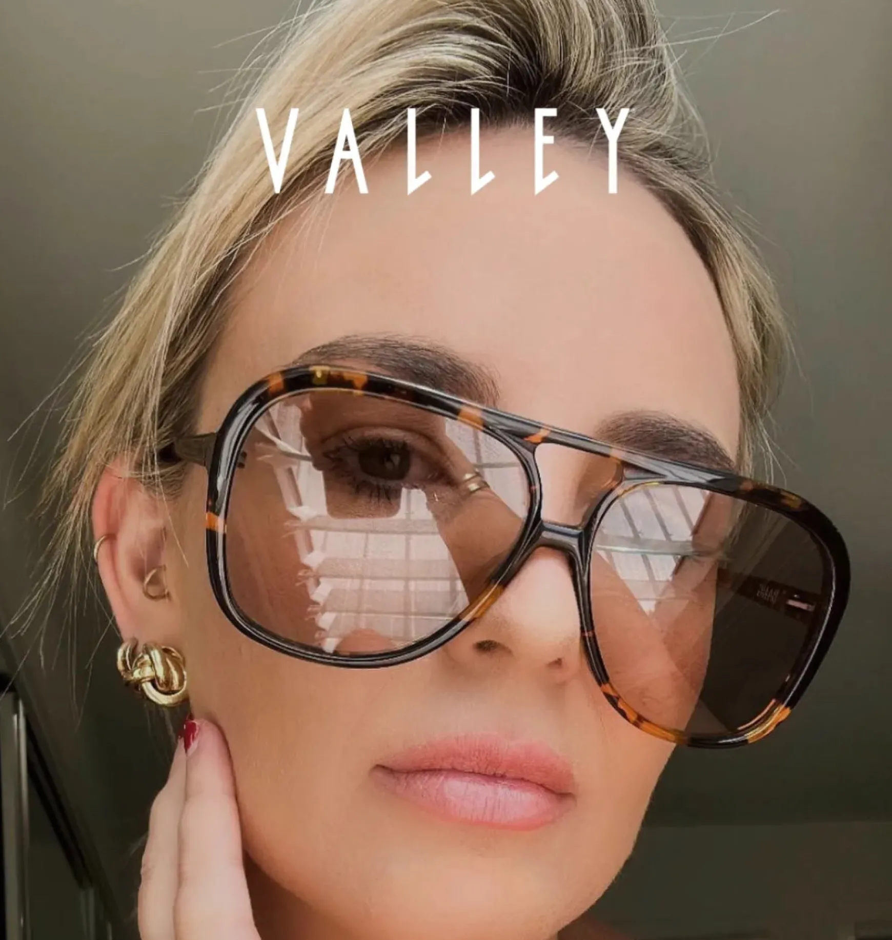 Valley Eyewear Bang - Dark Tortoise with Matte Black Metal Trim/Light Brown Lens