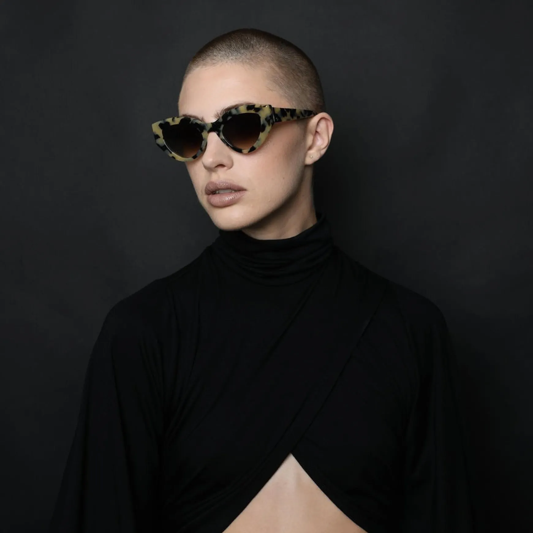 Valley Eyewear Bones - Fawn Tort with Gold Metal Trim