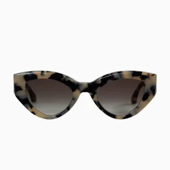Valley Eyewear Bones - Fawn Tort with Gold Metal Trim