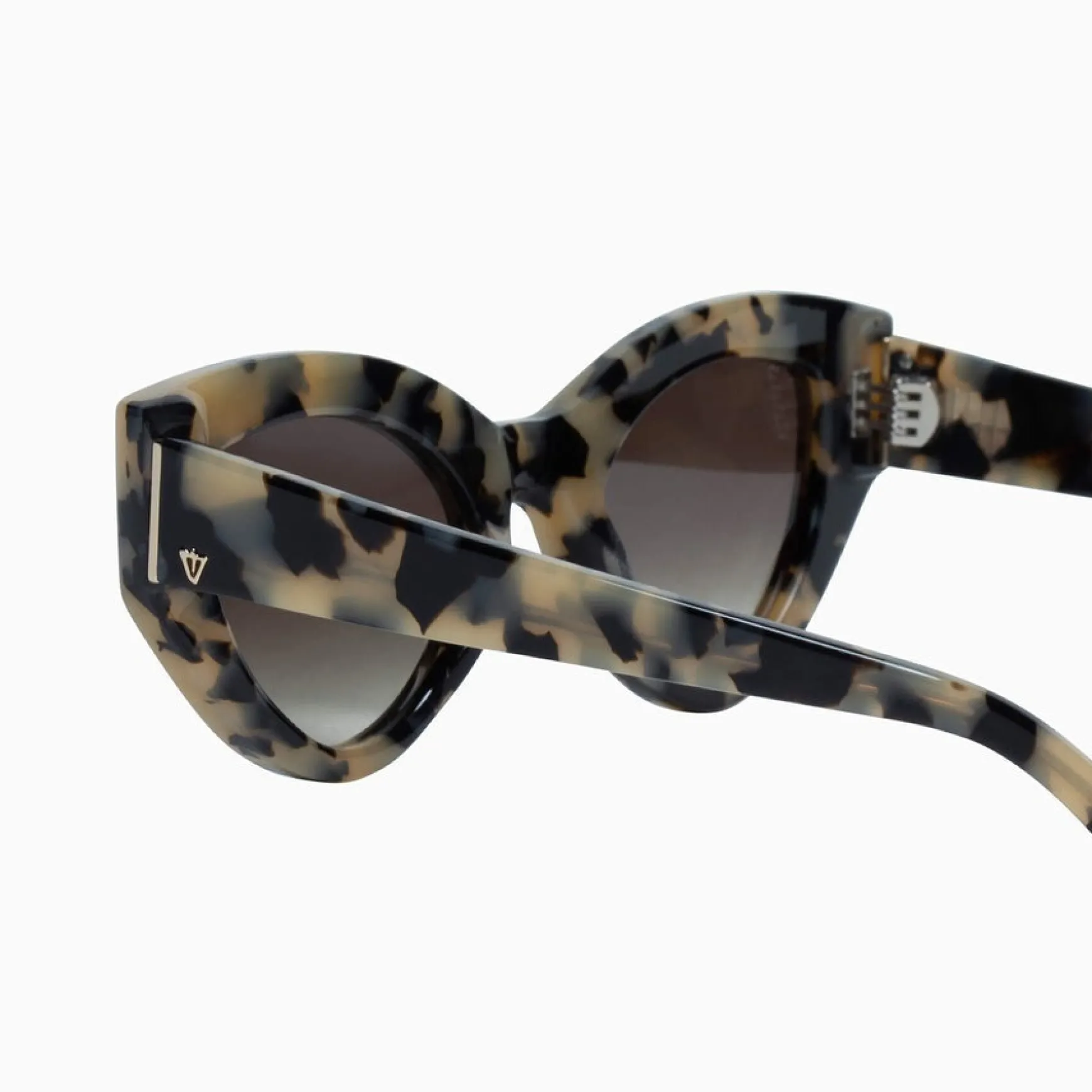 Valley Eyewear Bones - Fawn Tort with Gold Metal Trim