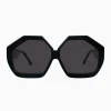Valley Eyewear Colosseum - Gloss Black/Black Lens