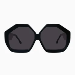 Valley Eyewear Colosseum - Gloss Black/Black Lens