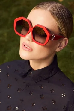 Valley Eyewear Colosseum - Red/Black Gradient Lens